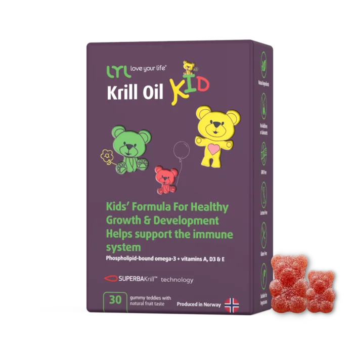 LYL Krill Oil KID Omega-3 Kompleksas vaikams