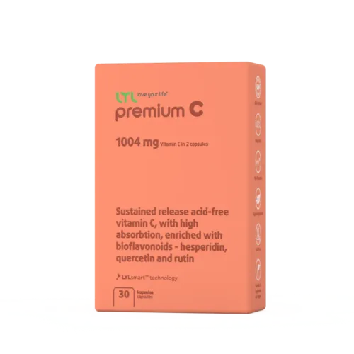 LYL premium C Didelio efektyvumo vitaminas C 1000 mg